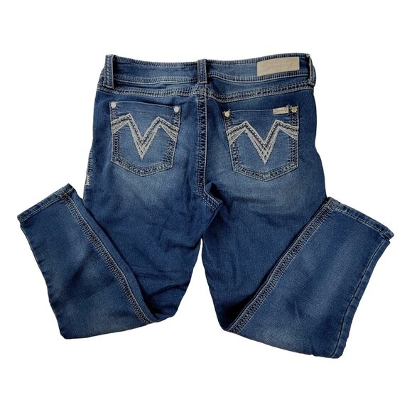 Seven7 Womens Jeans Decorative Back Pockets size 12 Skinny Ankle JH1594611 - Picture 2 of 6